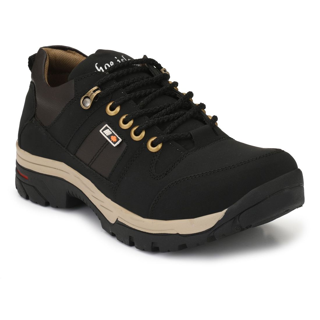 Men Black Color Leatherette Material  Casual Boots - GillKart