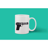 Printed Ceramic Coffee Mug - 1 Pieces, White, 11oz - GillKart