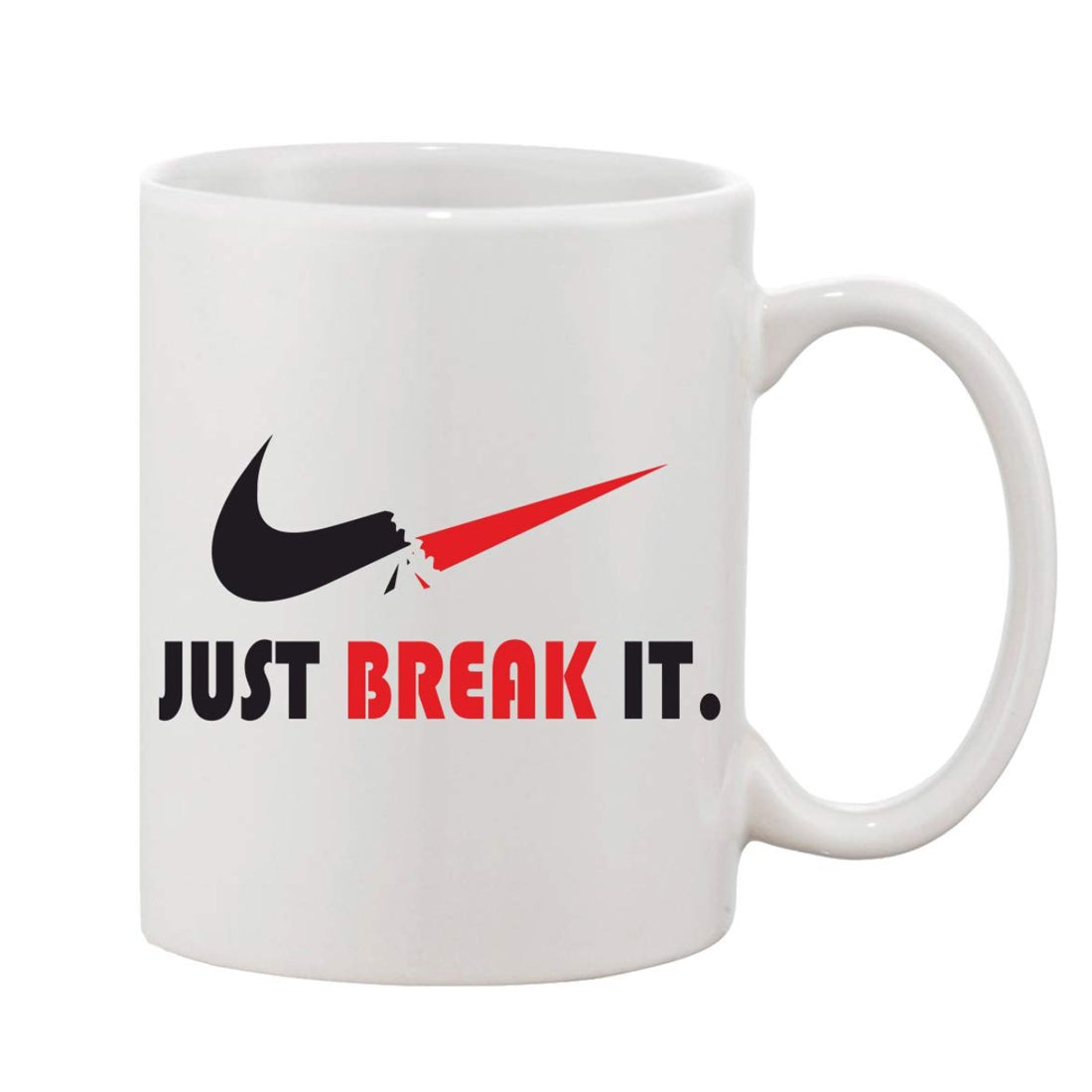 Printed Ceramic Coffee Mug - 1 Pieces, White, 11oz - GillKart