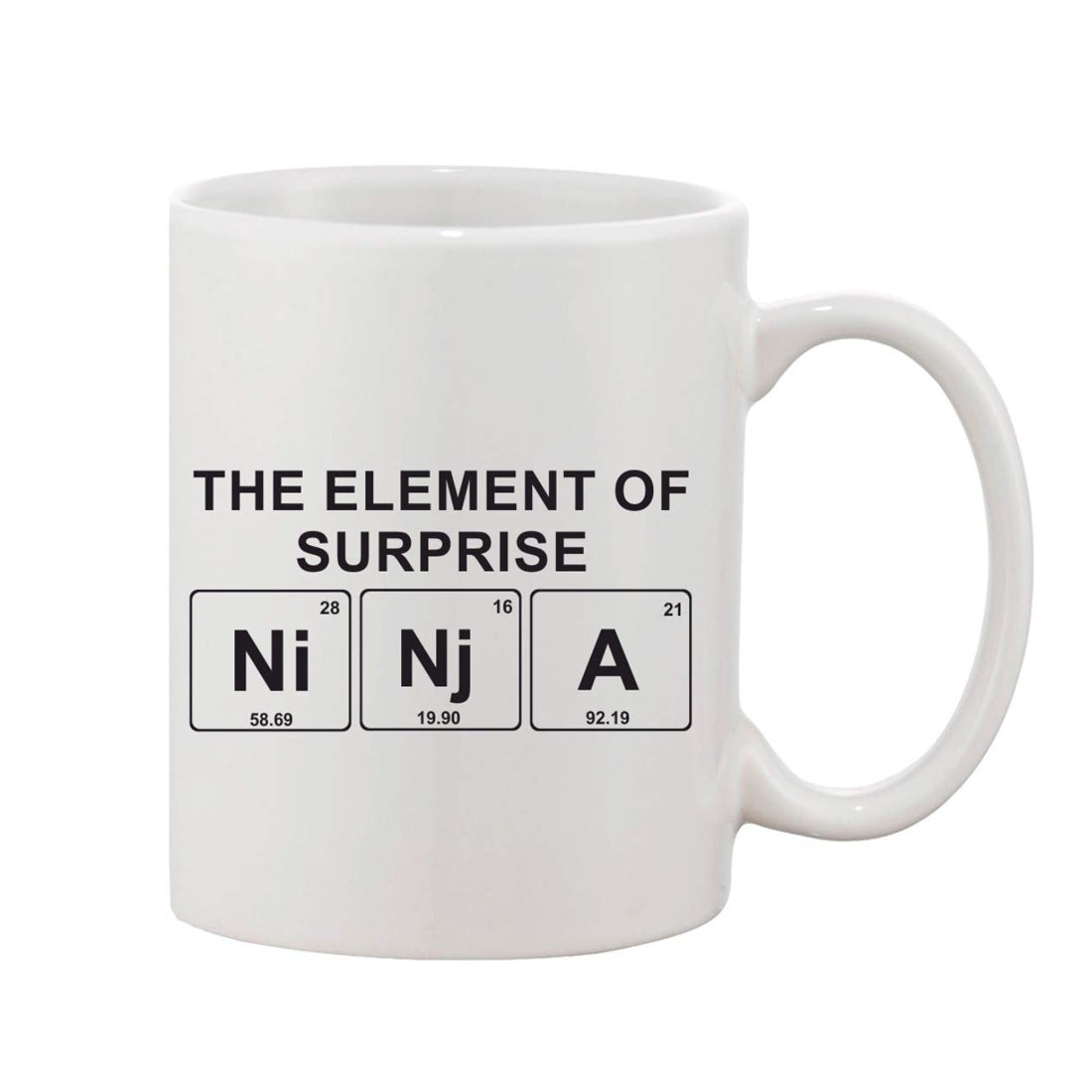 Printed Ceramic Coffee Mug - 1 Pieces, White, 11oz - GillKart