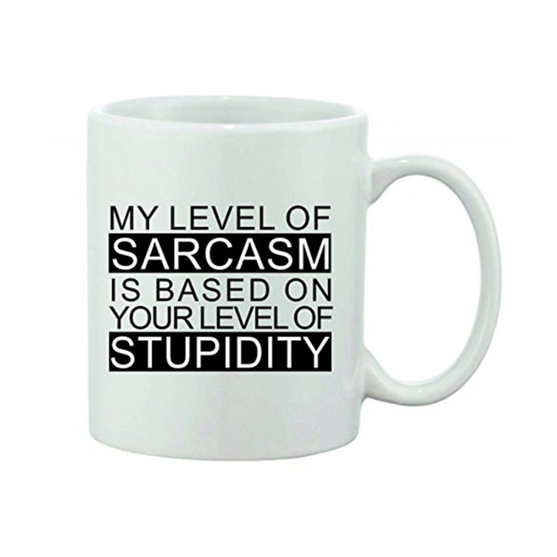 Printed Ceramic Coffee Mug - 1 Pieces, White, 11oz - GillKart