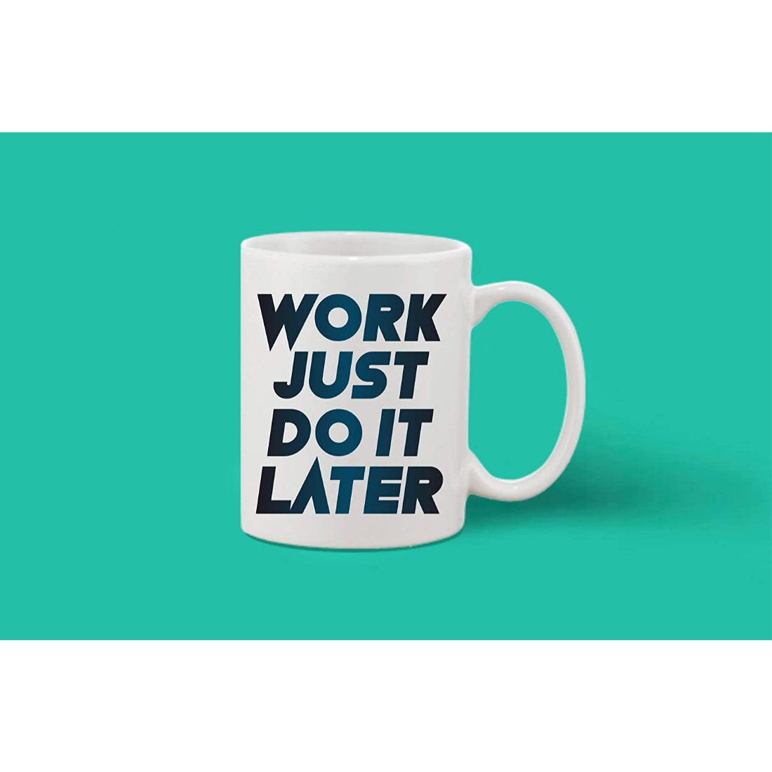 Printed Ceramic Coffee Mug - 1 Pieces, White, 11oz - GillKart