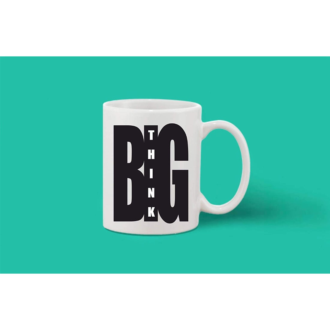 Printed Ceramic Coffee Mug - 1 Pieces, White, 11oz - GillKart