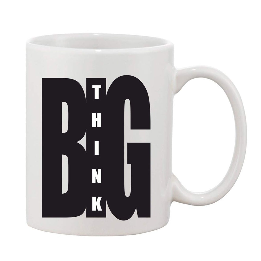 Printed Ceramic Coffee Mug - 1 Pieces, White, 11oz - GillKart