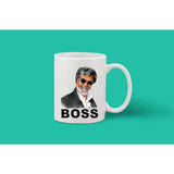 Printed Ceramic Coffee Mug - 1 Pieces, White, 11oz - GillKart