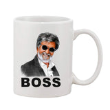 Printed Ceramic Coffee Mug - 1 Pieces, White, 11oz - GillKart