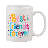 Printed Ceramic Coffee Mug - 1 Pieces, White, 11oz - GillKart