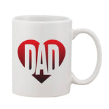 Printed Ceramic Coffee Mug - 1 Pieces, White, 11oz - GillKart