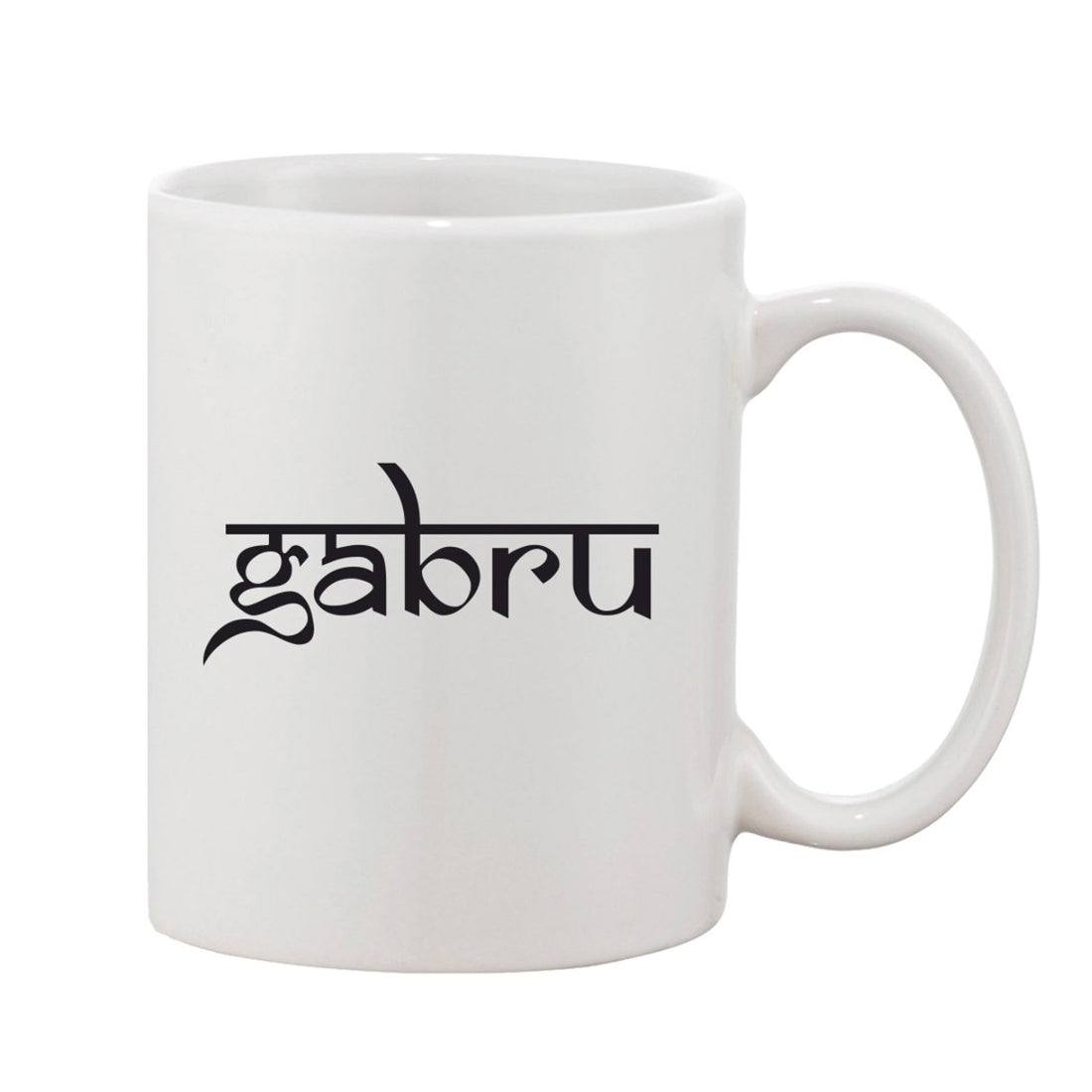 Printed Ceramic Coffee Mug - 1 Pieces, White, 11oz - GillKart