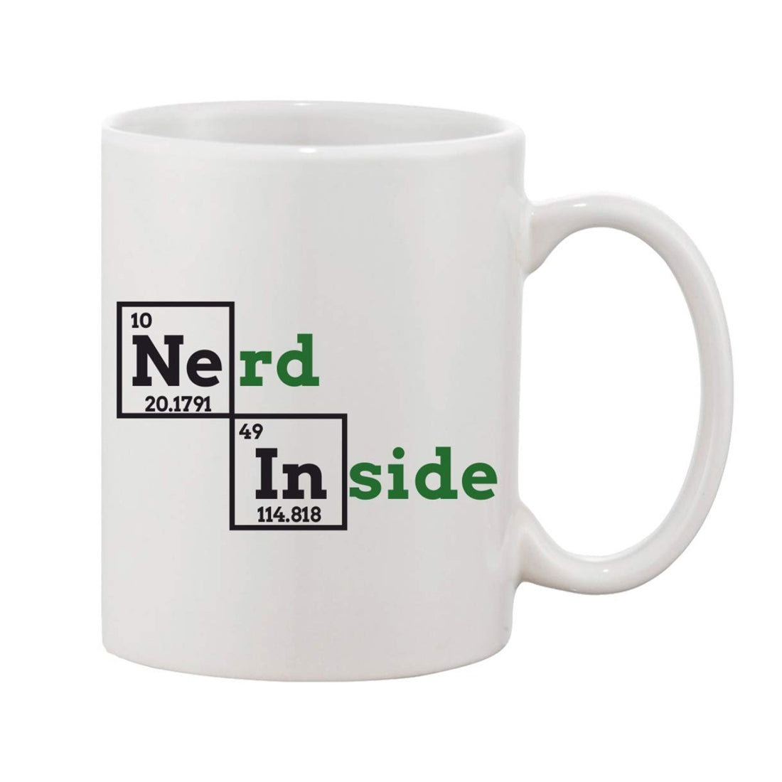 Printed Ceramic Coffee Mug - 1 Pieces, White, 11oz - GillKart