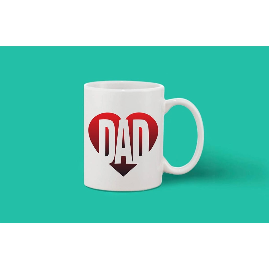 Printed Ceramic Coffee Mug - 1 Pieces, White, 11oz - GillKart