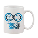 Printed Ceramic Coffee Mug - 1 Pieces, White, 11oz - GillKart