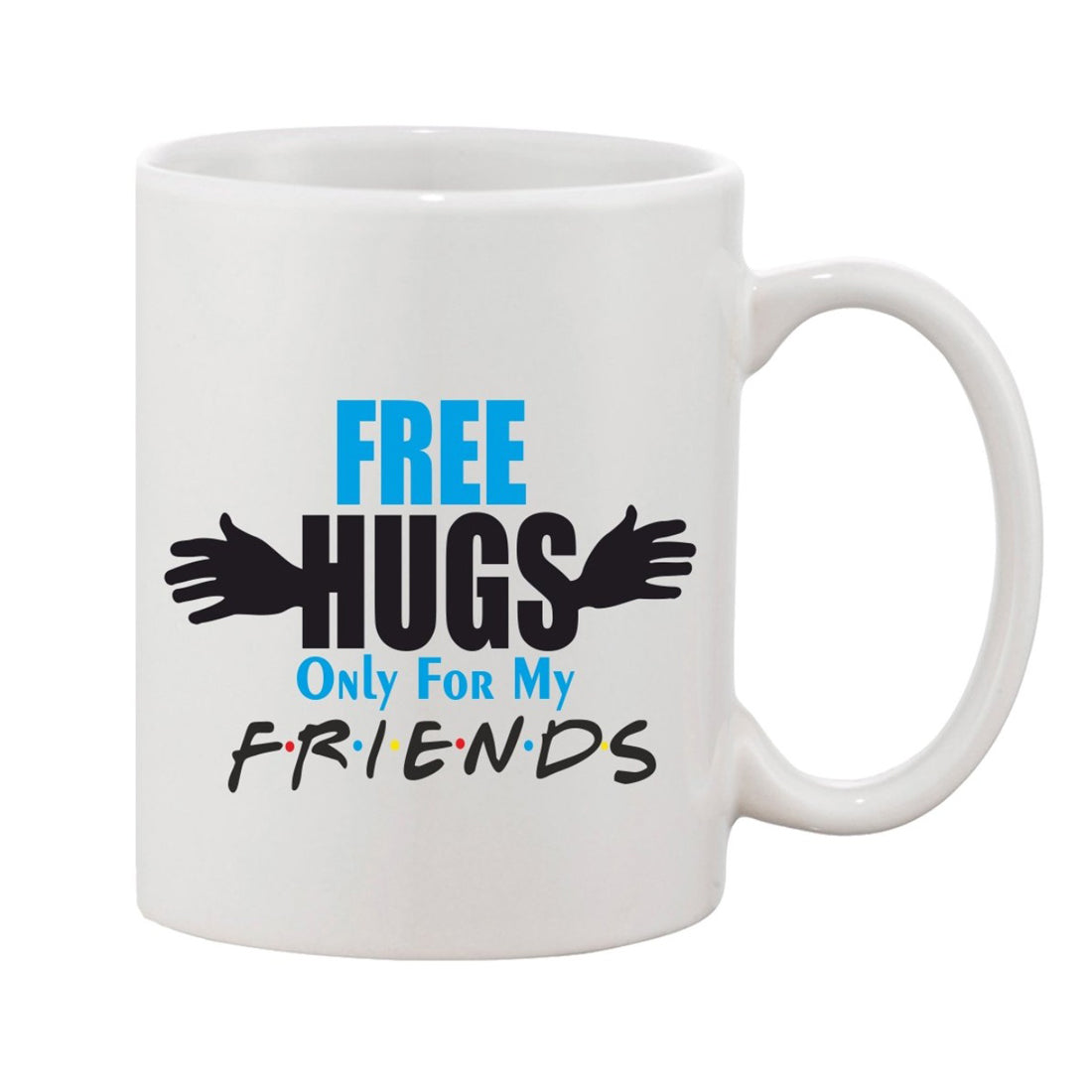 Printed Ceramic Coffee Mug - 1 Pieces, White, 11oz - GillKart