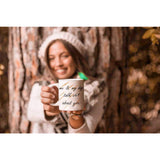 Printed Ceramic Coffee Mug - 1 Pieces, White, 11oz - GillKart