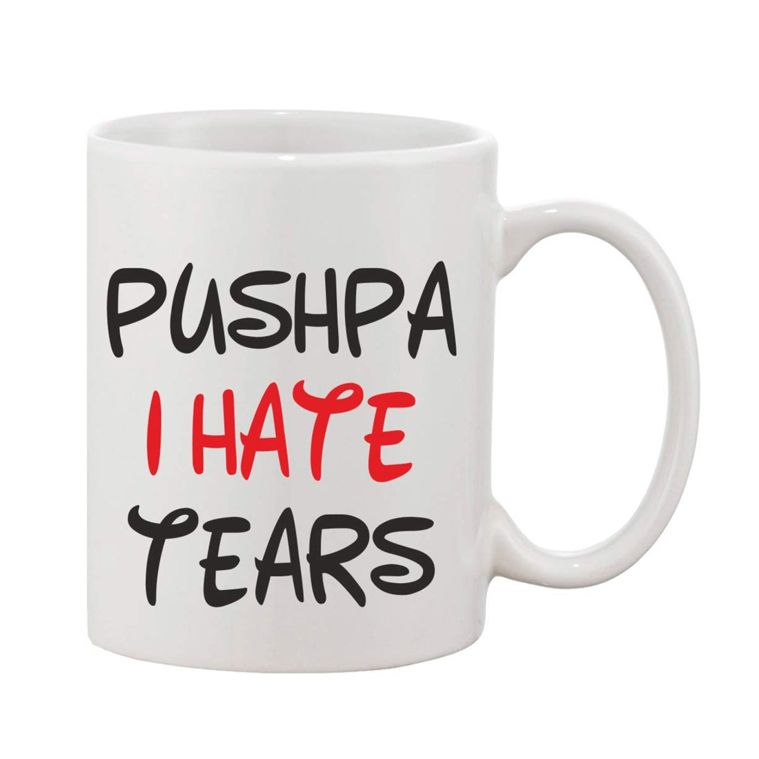 Printed Ceramic Coffee Mug - 1 Pieces, White, 11oz - GillKart