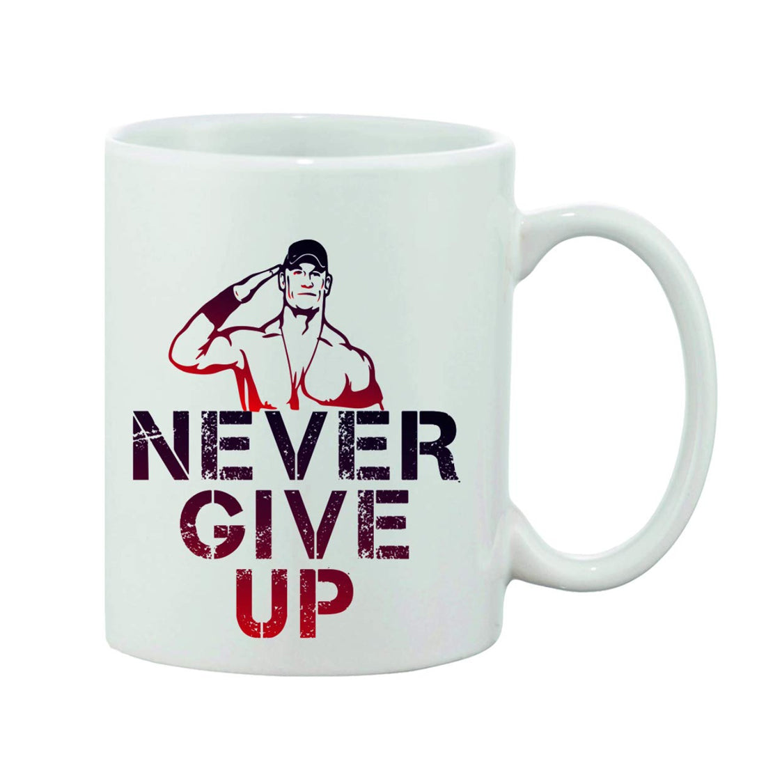 Printed Ceramic Coffee Mug - 1 Pieces, White, 11oz - GillKart