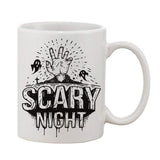 Printed Ceramic Coffee Mug - 1 Pieces, White, 11oz - GillKart