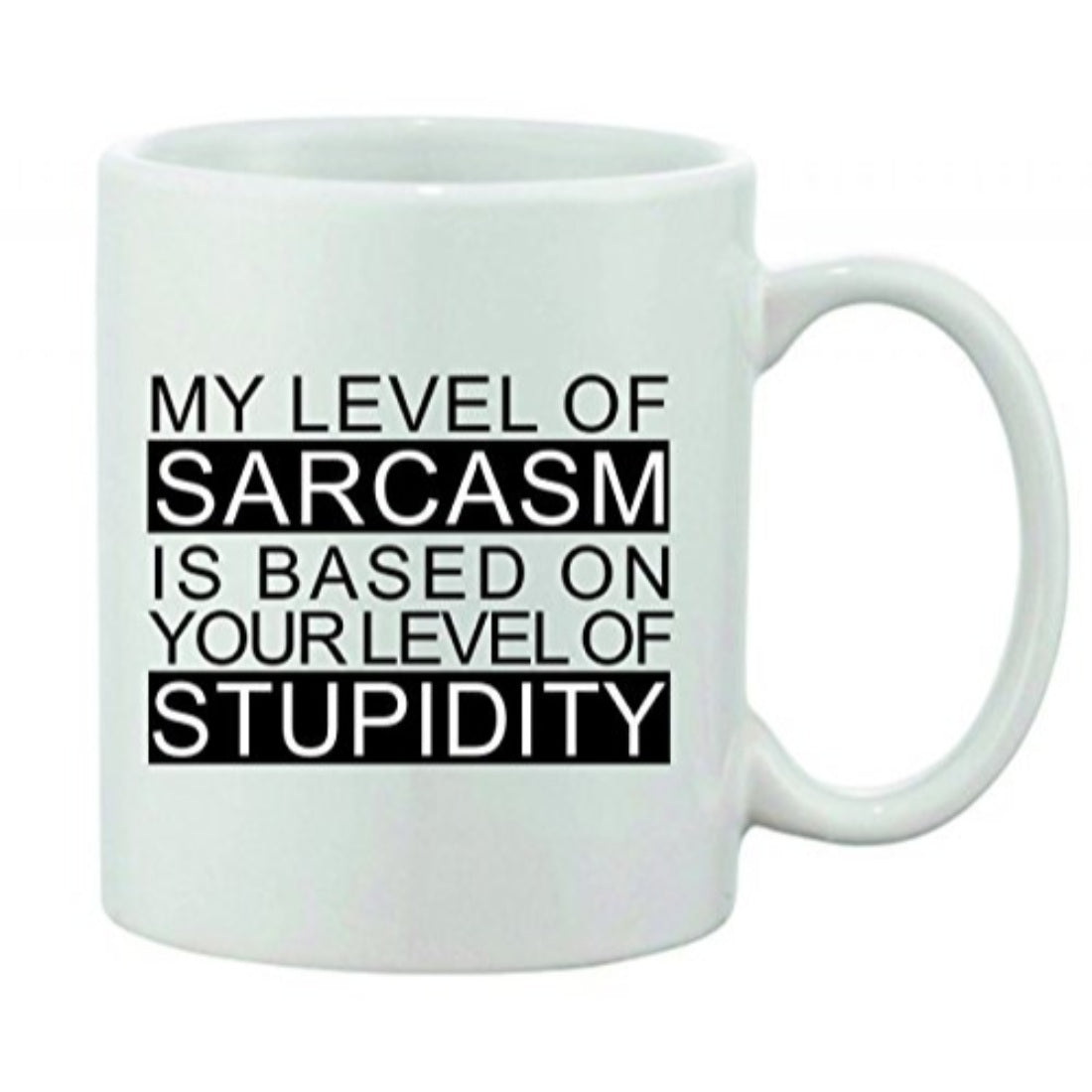 Printed Ceramic Coffee Mug - 1 Pieces, White, 11oz - GillKart
