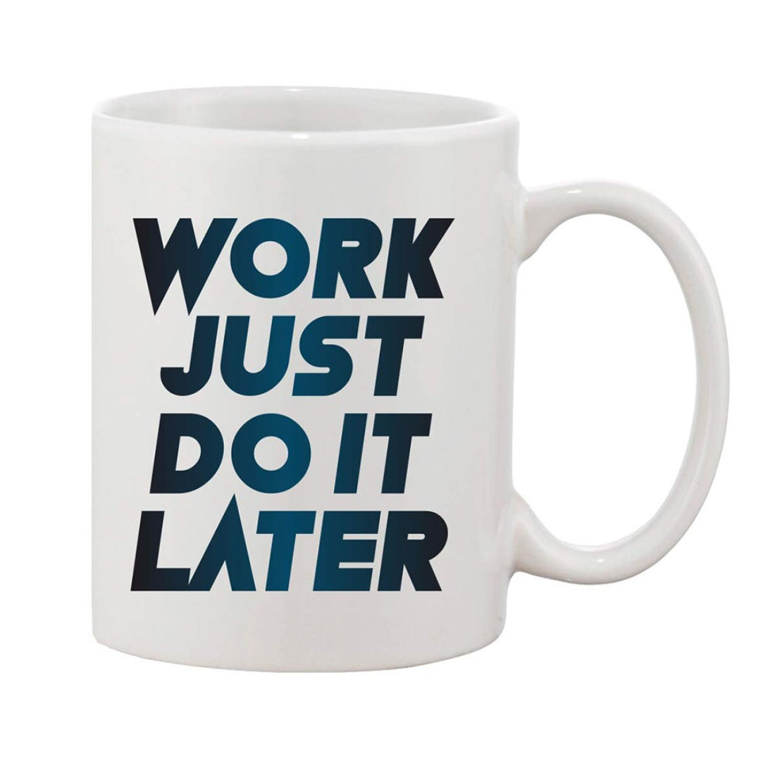 Printed Ceramic Coffee Mug - 1 Pieces, White, 11oz - GillKart