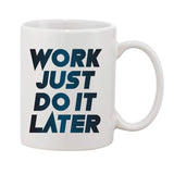 Printed Ceramic Coffee Mug - 1 Pieces, White, 11oz - GillKart