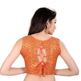 Keri Fenta satin silk, padded full stitched blouse for women