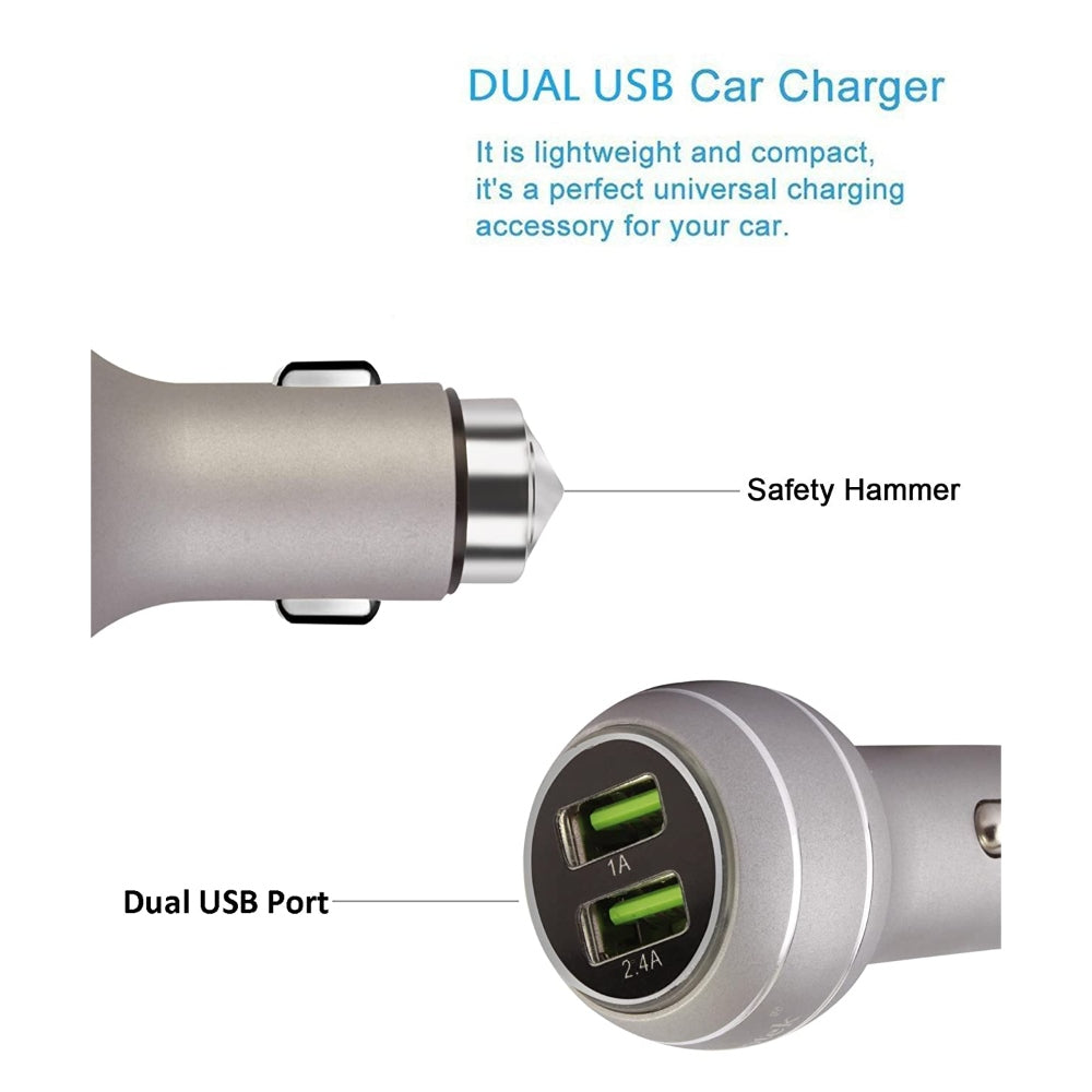 Car Charger Robotex SC-118 3.4 AMP With Auto ID - GillKart