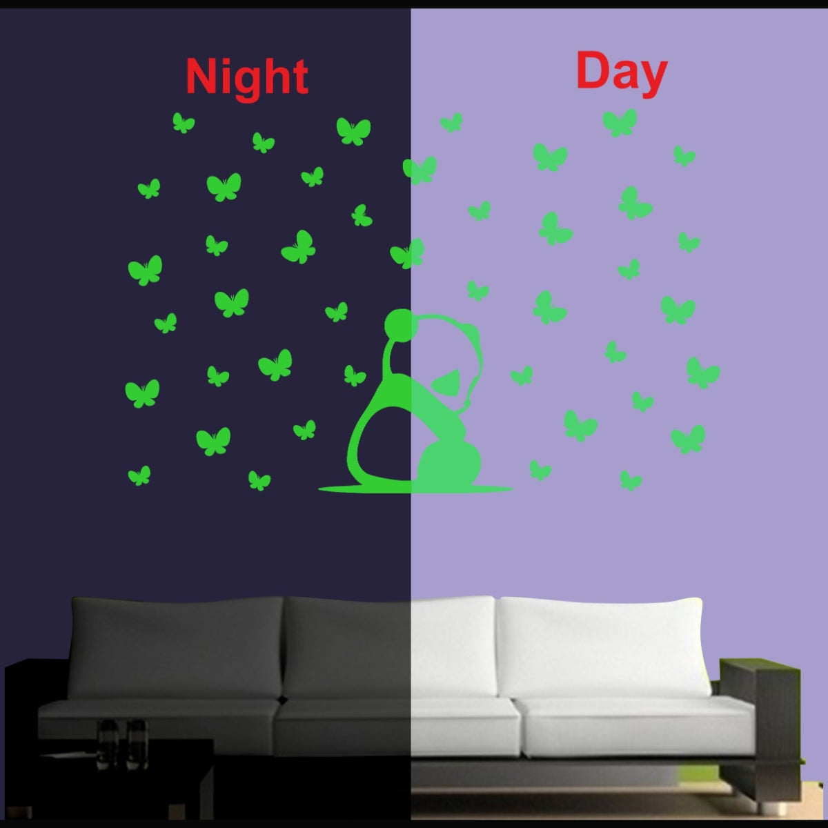 Green Radium Wall Sticker - GillKart