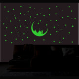 Green Decorative Radium Wall Sticker - GillKart