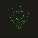 Green Galaxy Of Stars Radium Wall Sticker - GillKart