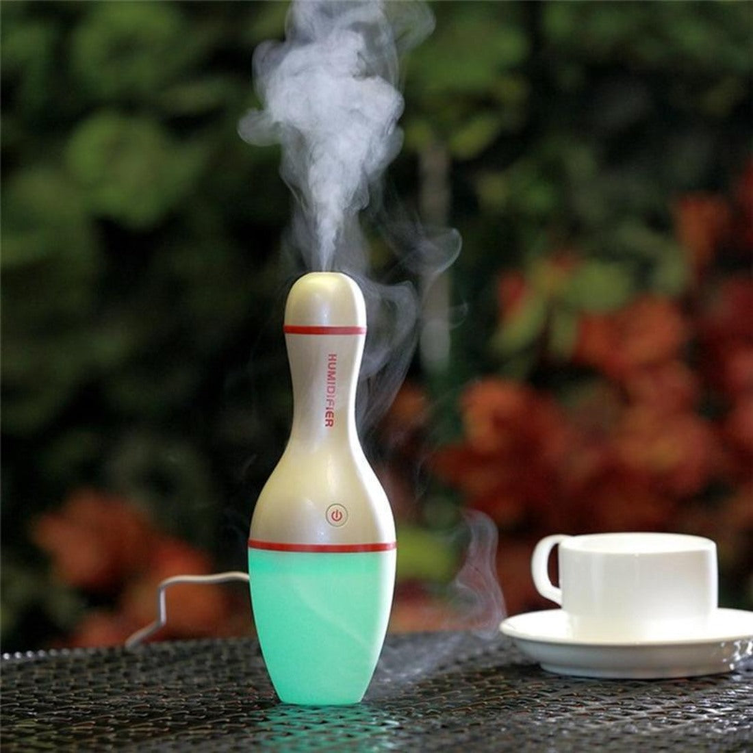 Assorted LED USB humidifier bottle, ultrasonic operation for dry air relief, perfect night light for children