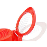 Pack of 2_Plastic Multi Purpose Egg Cutter and Slicer (Color: Assorted) - GillKart