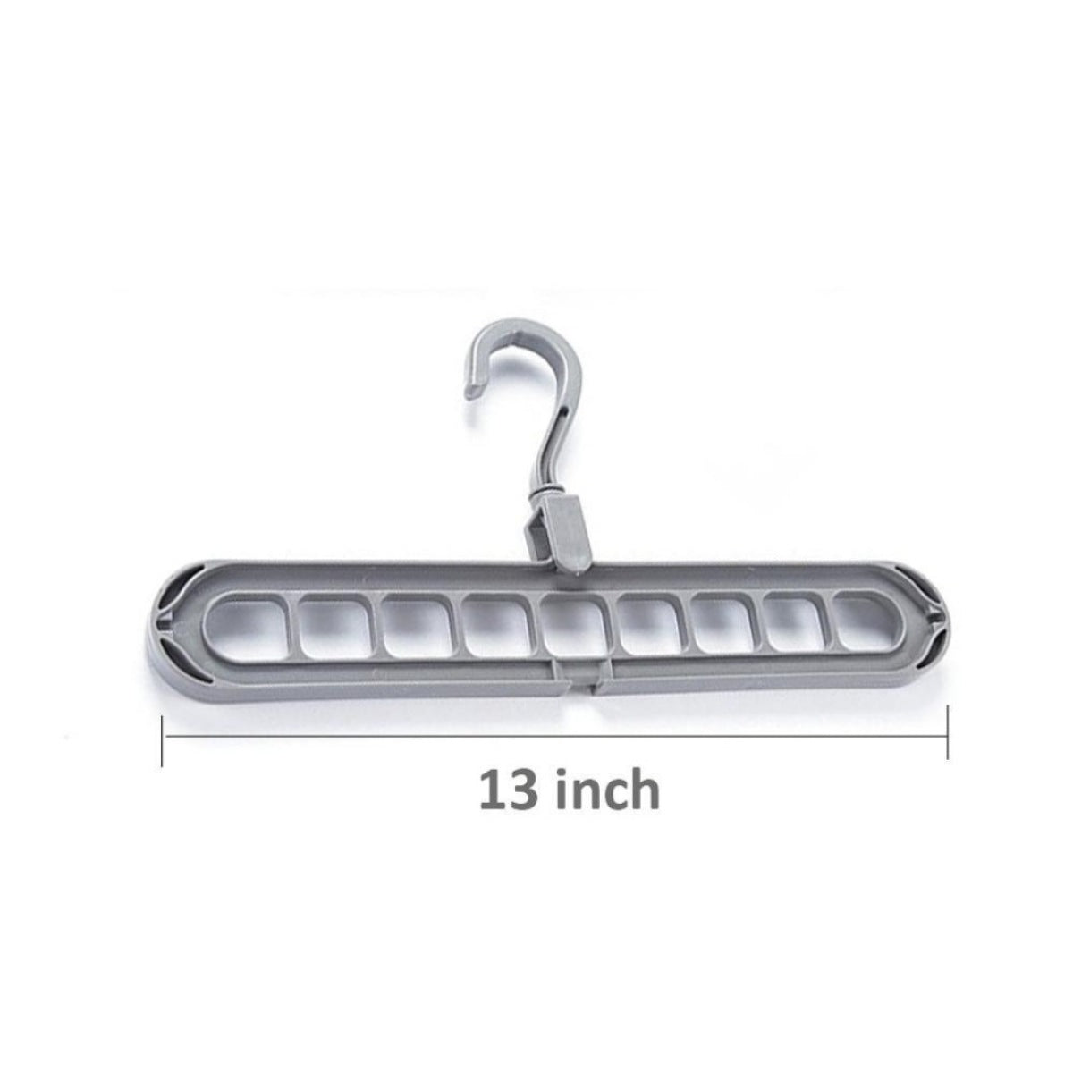 Pack Of_6 Plastic Hanger Hanging Hook (Color: Assorted) - GillKart