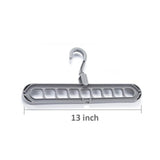 Pack Of_6 Plastic Hanger Hanging Hook (Color: Assorted) - GillKart