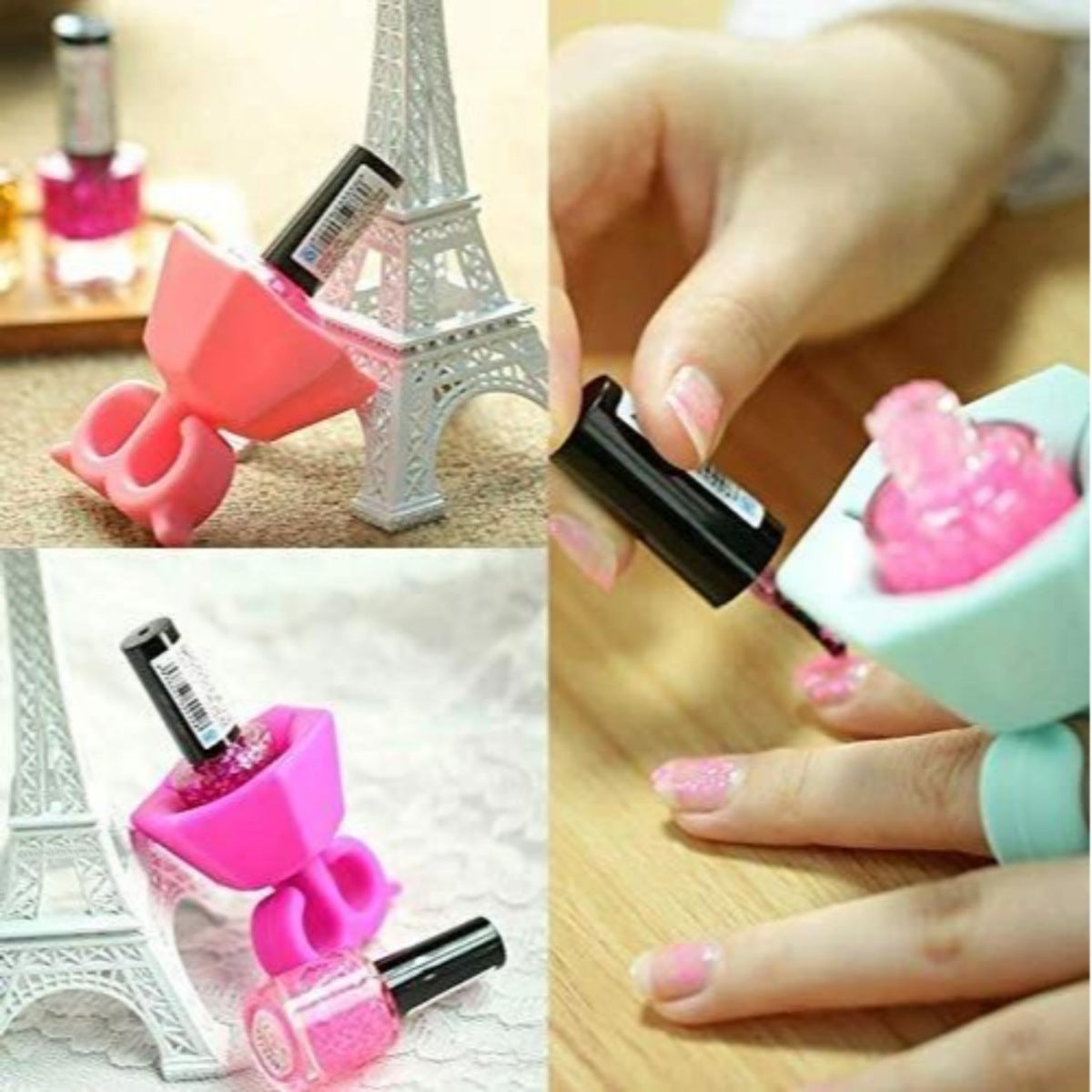 Pack Of_2 Nail Polish Lipstic Stand (Color: Assorted) - GillKart