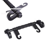 Pack Of_3 Multi Purpose Chair Back Long Handle Double Hook (Color: Assorted) - GillKart