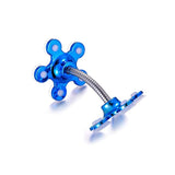 Pack Of_5 Phone Sucking Stand Flower Shape Cell Phone Holder (Color: Assorted) - GillKart