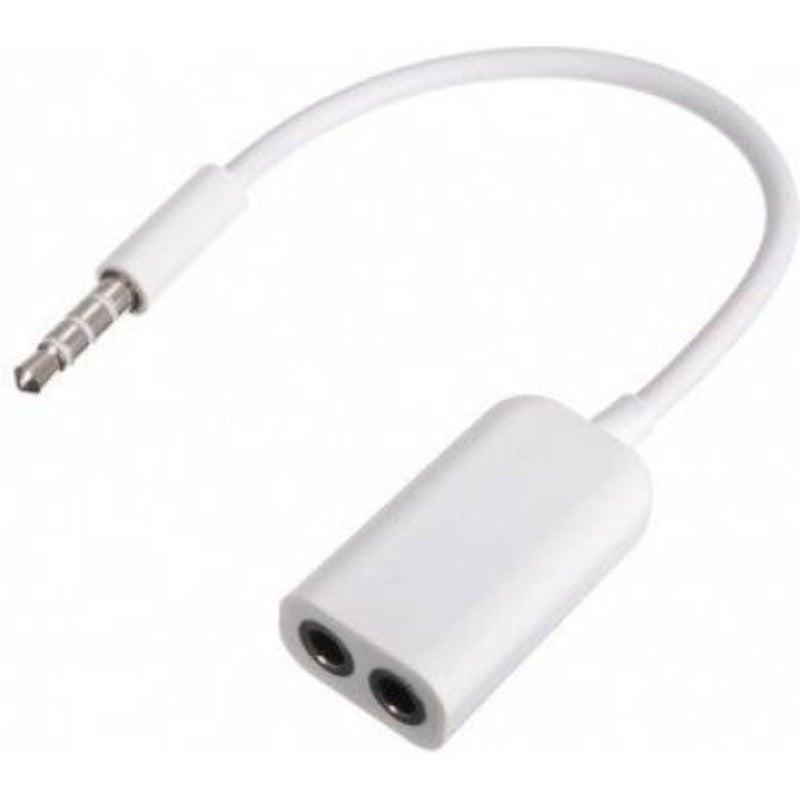 Pack Of_3 Dual Earphones Handsfree Connector (Color: Assorted) - GillKart