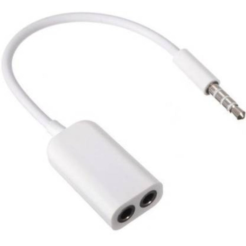 Pack Of_3 Dual Earphones Handsfree Connector (Color: Assorted) - GillKart