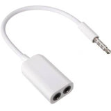 Pack Of_3 Dual Earphones Handsfree Connector (Color: Assorted) - GillKart