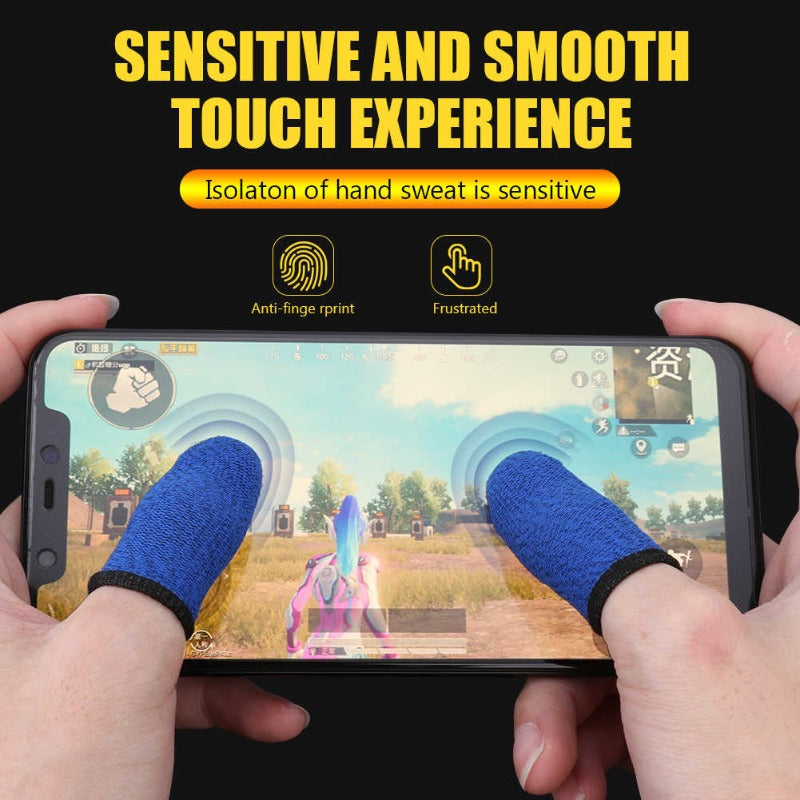Pack Of_5 Pubg Game Touchscreen Finger Sleeves (Color: Assorted) - GillKart