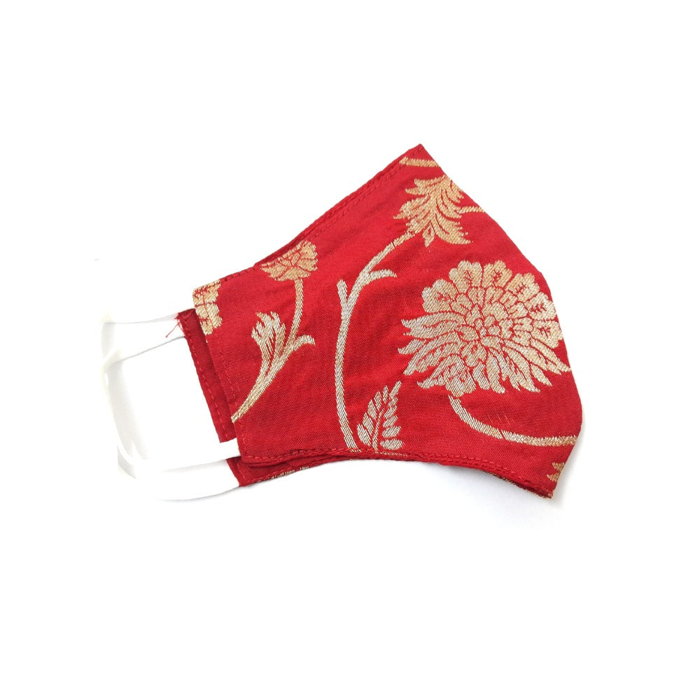 Pack of 2_Generic Wedding Stylish Cotton Mask (Color: Assorted) - GillKart