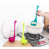 Pack Of_2 Nessie Ladle Dinosaur Long Handle Soup Spoons (Color:Assorted) - GillKart