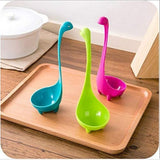 Pack Of_2 Nessie Ladle Dinosaur Long Handle Soup Spoons (Color:Assorted) - GillKart