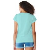 Women's Cotton Western Wear T Shirt (C Green) - GillKart