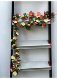 Artificial Rose Vine Flowers Plants Artificial Flower Creeper Hanging Rose For Home Decoration (Color: Multi, Material: Silk Polyester) - GillKart