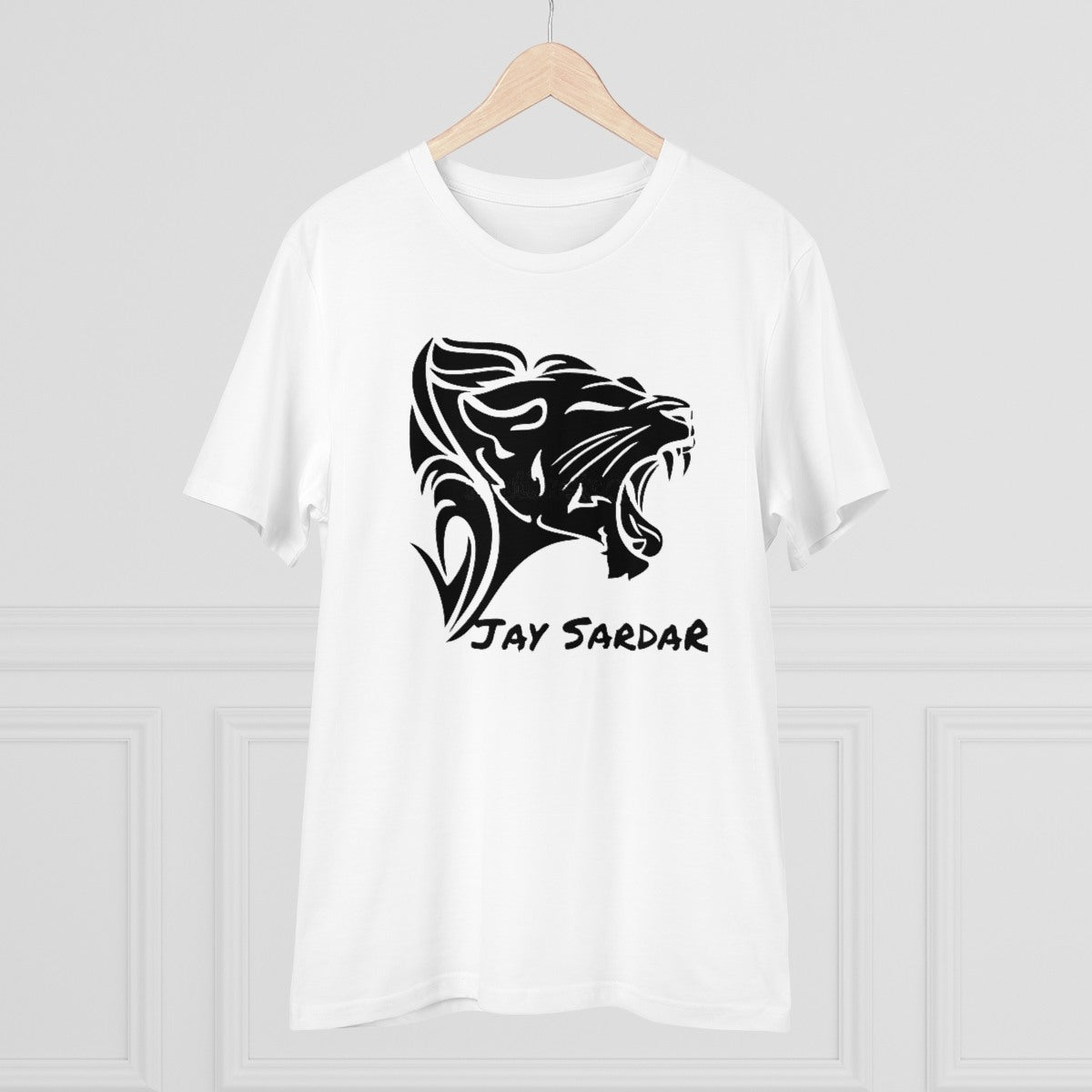 Men's PC Cotton Jay Sardar Printed T Shirt (Color: White, Thread Count: 180GSM) - GillKart
