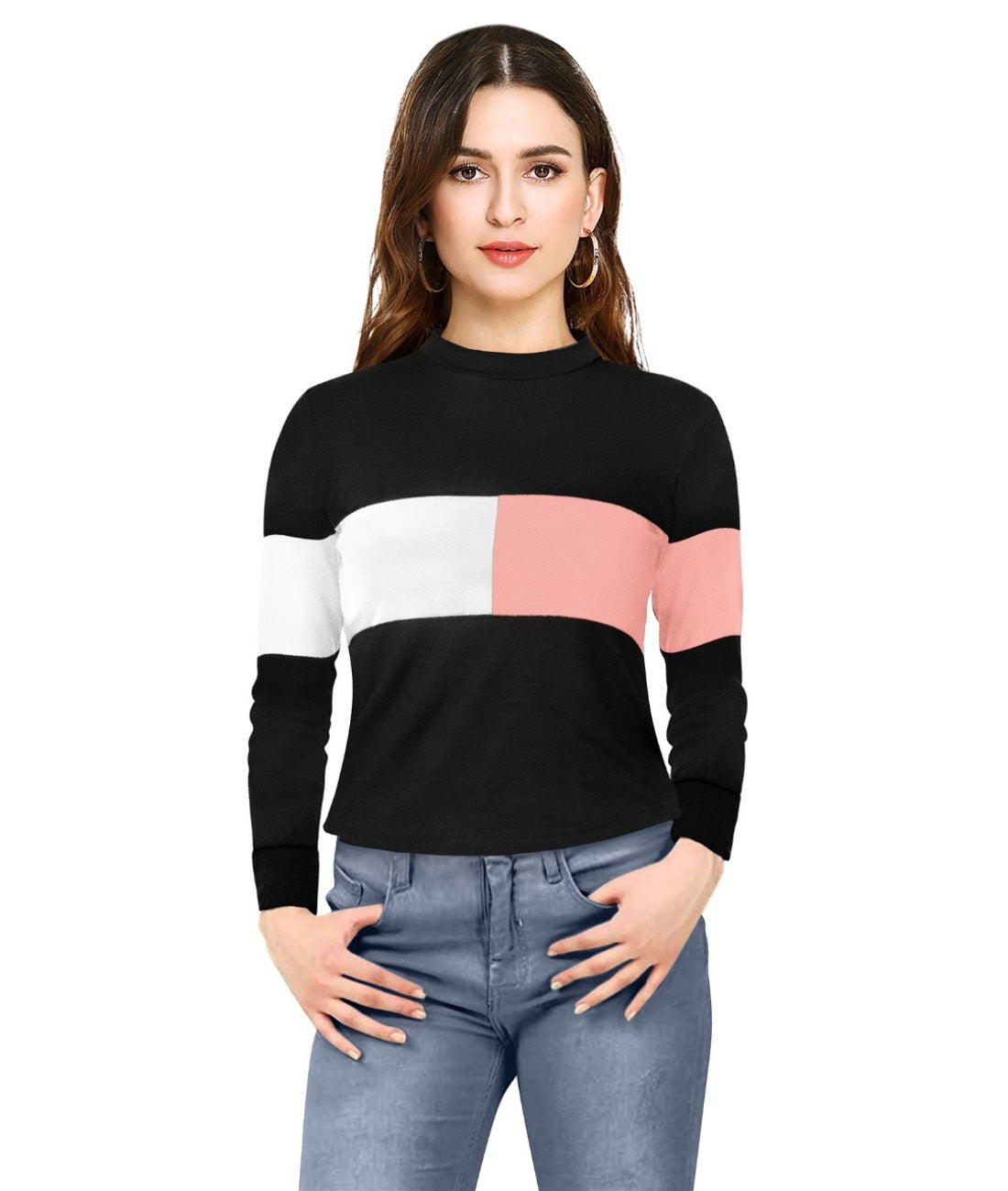 Women's Western Wear Hosiery T Shirts (Peach) - GillKart