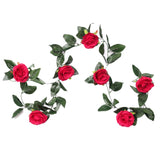 Artificial Flowers Bunch Bouquet Of 5 Vintage Garden Roses For Home Decoration (Peach Pink, Material:Silk, Polyester) - GillKart