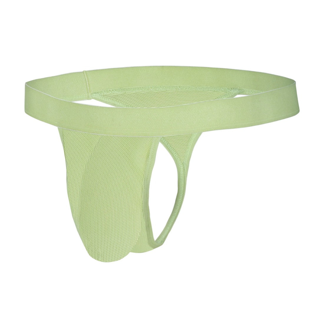 Wild Green nylon string side briefs for men - intimate underwear for special occasions