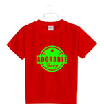 Boys Cotton Adorable Baby Half Sleeve TShirt (Red) - GillKart